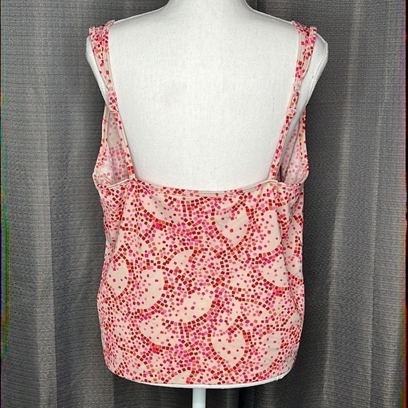 LANE BRYANT TAN AND RED TANK TOP SIZE 14/16 - Picture 5 of 6